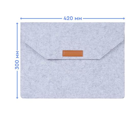 Чехол для ноутбука AirOn 15,6" Premium Grey (4822356710622), изображение 4