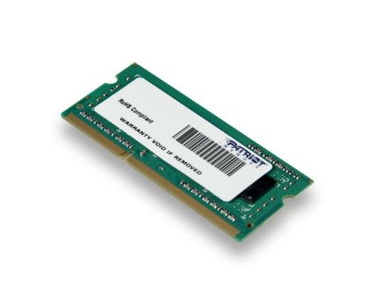 Модуль памяти для ноутбука SoDIMM DDR3L 4GB 1600 MHz Patriot (PSD34G1600L81S)