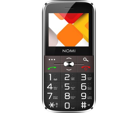 Мобільний телефон Nomi i220 Black, зображення 3 Мобільний телефон Nomi i220 Black, зображення 3