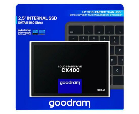 Накопитель SSD 2.5" 128GB Goodram (SSDPR-CX400-128-G2), изображение 4 Накопитель SSD 2.5" 128GB Goodram (SSDPR-CX400-128-G2), изображение 4