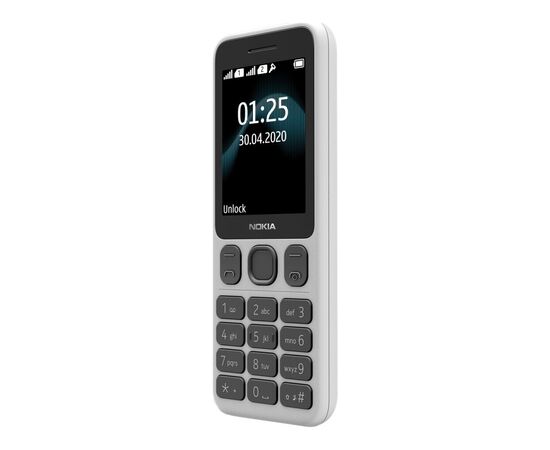 Мобільний телефон Nokia 125 DS White, зображення 2 Мобільний телефон Nokia 125 DS White, зображення 2
