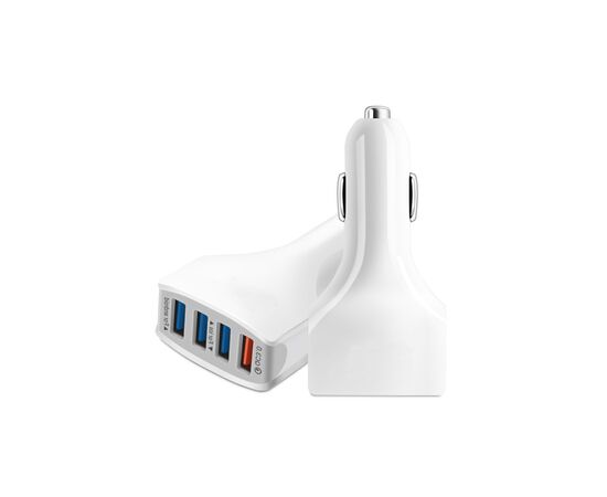 Зарядний пристрій XoKo CQC-400 4 USB Qualcom 3.0 7A White (CQC-400-WH)