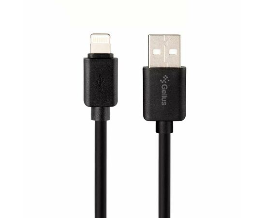 Зарядний пристрій Gelius Ultra Voyager GU-CC02 2USB 2.4A + Cable iPhone X Black (00000077716), зображення 3 Зарядний пристрій Gelius Ultra Voyager GU-CC02 2USB 2.4A + Cable iPhone X Black (00000077716), зображення 3