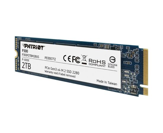 Накопитель SSD M.2 2280 2TB Patriot (P300P2TBM28), изображение 3 Накопитель SSD M.2 2280 2TB Patriot (P300P2TBM28), изображение 3