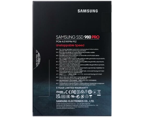 Накопитель SSD M.2 2280 1TB Samsung (MZ-V8P1T0BW), изображение 6 Накопитель SSD M.2 2280 1TB Samsung (MZ-V8P1T0BW), изображение 6