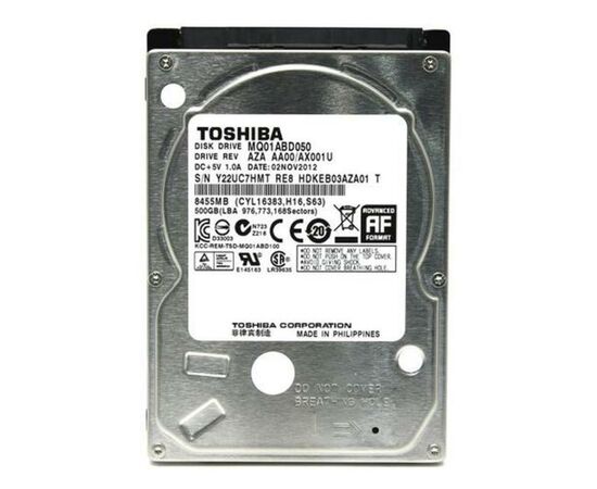 Жесткий диск для ноутбука 2.5" 500GB Toshiba (# MQ01ABD050 #)