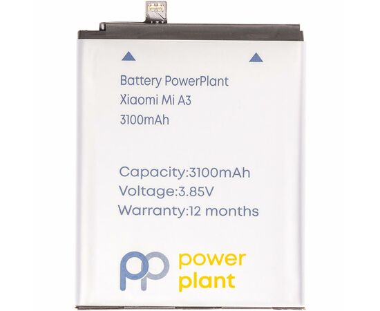 Аккумуляторная батарея для телефона PowerPlant Xiaomi Mi A3 (BM4F) 3100mAh (SM220342)