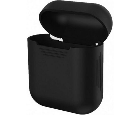 Чохол для навушників MakeFuture Apple AirPods Silicone Black (MCL-AA1/2BK)