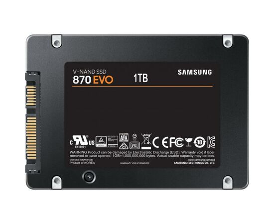 Накопитель SSD 2.5" 1TB 870 EVO Samsung (MZ-77E1T0BW), изображение 4 Накопитель SSD 2.5" 1TB 870 EVO Samsung (MZ-77E1T0BW), изображение 4
