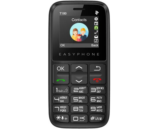 Мобільний телефон 2E T180 2020 Black (680576170064)