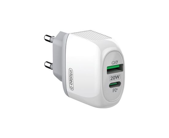 Зарядний пристрій Intaleo TCQ/PD220 20W white (1283126506581)