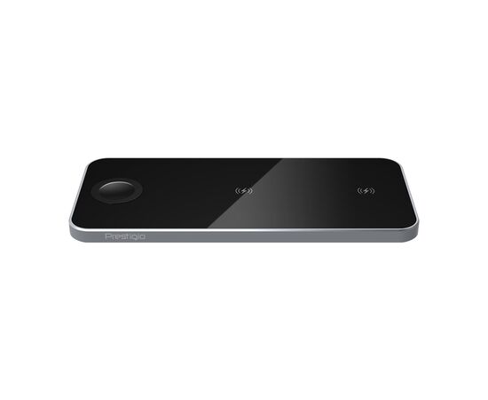 Зарядное устройство Prestigio ReVolt A5 3-in-1 wireless charging station (PCS105A_SG), изображение 3 Зарядное устройство Prestigio ReVolt A5 3-in-1 wireless charging station (PCS105A_SG), изображение 3