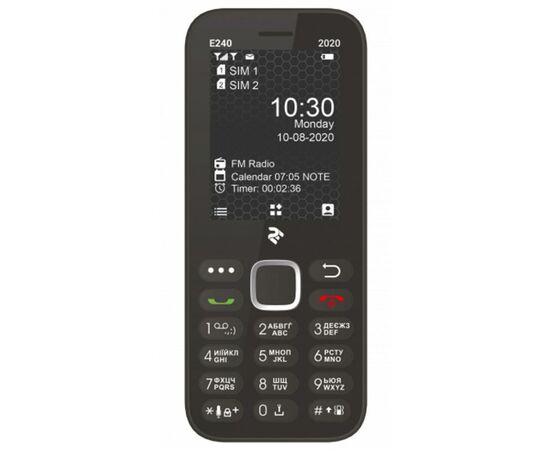 Мобильный телефон 2E E240 2020 Dual SIM Black (680576170026)