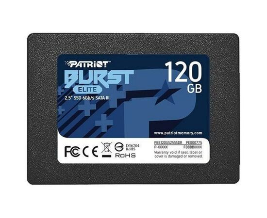Накопичувач SSD 2.5" 120GB Burst Elite Patriot (PBE120GS25SSDR)