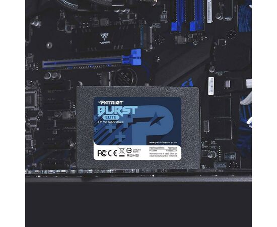Накопитель SSD 2.5" 480GB Burst Elite Patriot (PBE480GS25SSDR), изображение 5 Накопитель SSD 2.5" 480GB Burst Elite Patriot (PBE480GS25SSDR), изображение 5