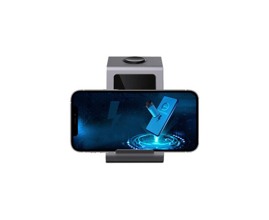 Зарядное устройство Prestigio ReVolt A8 3-in-1 wireless charging station for iPhone, Apple (PCS108A_SG), изображение 7 Зарядное устройство Prestigio ReVolt A8 3-in-1 wireless charging station for iPhone, Apple (PCS108A_SG), изображение 7