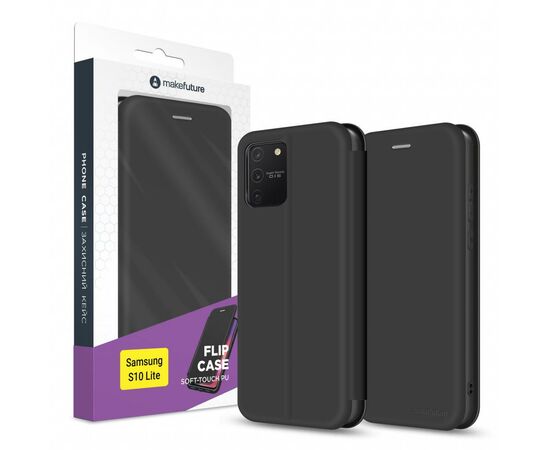 Чехол для моб. телефона MakeFuture Flip для Samsung Galaxy S10 Lite SM-G770 Black (MCP-SS10LBK)