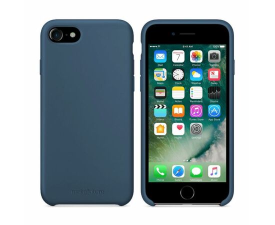 Чехол для моб. телефона MakeFuture Apple iPhone 7/8 Silicone Blue (MCS-AI7/8BL)