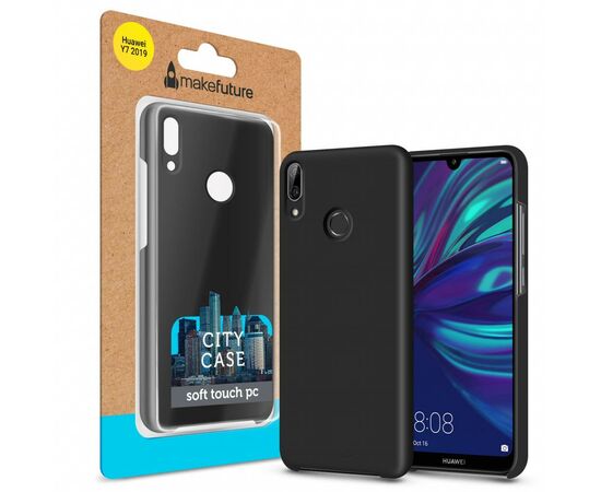 Чехол для моб. телефона MakeFuture City Case (PC) Huawei Y7 2019 Black (MCC-HUY719BK), изображение 4 Чехол для моб. телефона MakeFuture City Case (PC) Huawei Y7 2019 Black (MCC-HUY719BK), изображение 4