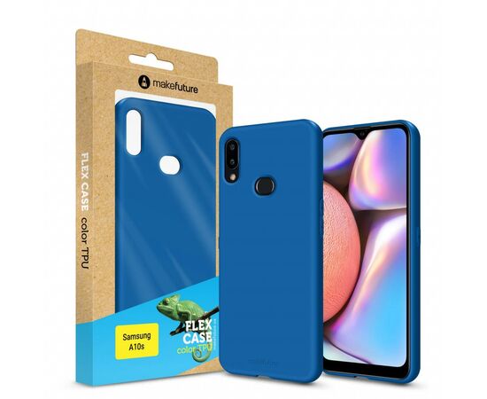 Чехол для моб. телефона MakeFuture Flex Case (Soft-touch TPU) Samsung A10s Blue (MCF-SA10SBL), изображение 4 Чехол для моб. телефона MakeFuture Flex Case (Soft-touch TPU) Samsung A10s Blue (MCF-SA10SBL), изображение 4
