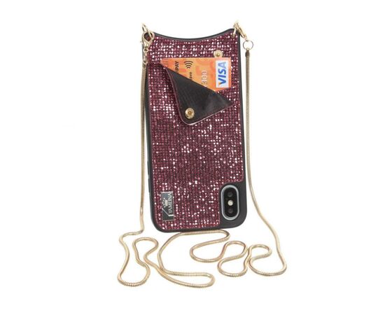 Чехол для моб. телефона BeCover Glitter Wallet Apple iPhone X/Xs Pink (703619) (703619)
