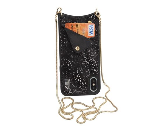 Чохол до моб. телефона BeCover Glitter Wallet Apple iPhone Xs Max Black (703621) (703621)