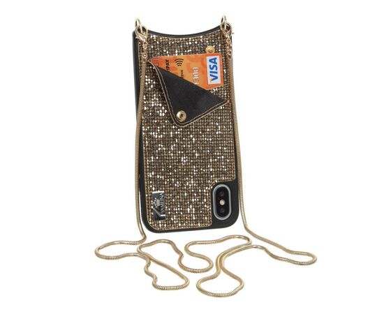Чохол до моб. телефона BeCover Glitter Wallet Apple iPhone Xs Max Gold (703622) (703622)