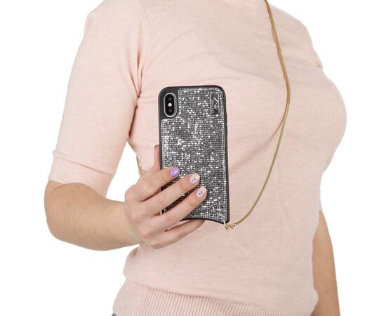 Чехол для моб. телефона BeCover Glitter Wallet Apple iPhone Xs Max Silver (703624) (703624), изображение 3 Чехол для моб. телефона BeCover Glitter Wallet Apple iPhone Xs Max Silver (703624) (703624), изображение 3