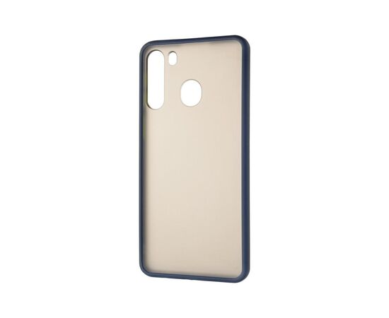 Чехол для моб. телефона Gelius Bumper Mat Case for Samsung A215 (A21) Blue (00000079432), изображение 3 Чехол для моб. телефона Gelius Bumper Mat Case for Samsung A215 (A21) Blue (00000079432), изображение 3