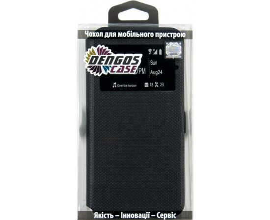 Чехол для моб. телефона Dengos Flipp-Book Call ID Xiaomi Redmi Note 9, black (DG-SL-BK-267) (DG-SL-BK-267), изображение 5 Чехол для моб. телефона Dengos Flipp-Book Call ID Xiaomi Redmi Note 9, black (DG-SL-BK-267) (DG-SL-BK-267), изображение 5