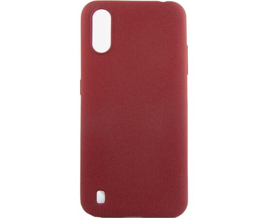Чохол до моб. телефона Dengos Carbon Samsung Galaxy A01, red (DG-TPU-CRBN-55) (DG-TPU-CRBN-55)