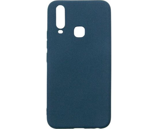 Чохол до моб. телефона Dengos Carbon Vivo Y15, blue (DG-TPU-CRBN-98) (DG-TPU-CRBN-98)