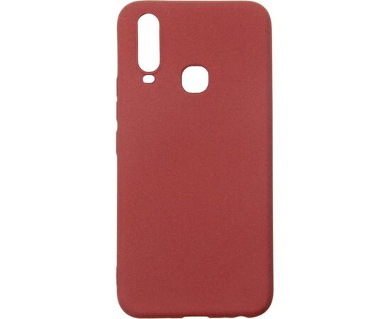 Чохол до моб. телефона Dengos Carbon Vivo Y15, red (DG-TPU-CRBN-97) (DG-TPU-CRBN-97)