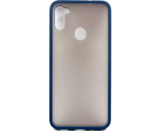 Чехол для моб. телефона Dengos Matt Samsung Galaxy M11, blue (DG-TPU-MATT-48) (DG-TPU-MATT-48)