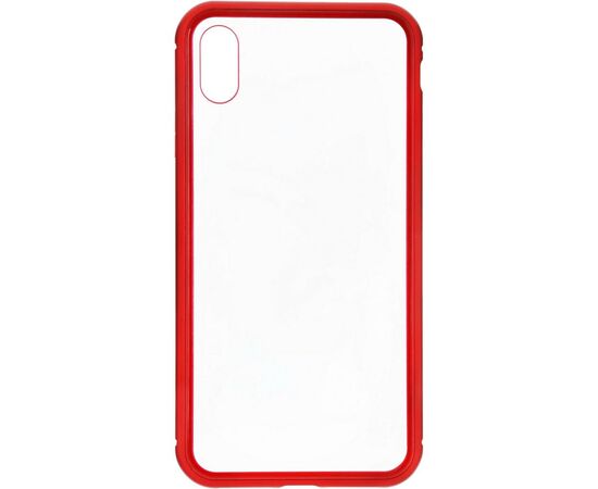 Чохол до моб. телефона Armorstandart Magnetic Case 1 Gen. iPhone XS Max Clear/Red (ARM53391)