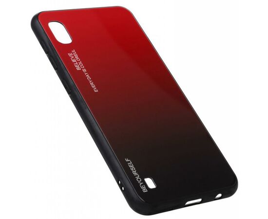 Чехол для моб. телефона BeCover Gradient Glass Samsung Galaxy M10 2019 SM-M105 Red-Black (703872), изображение 2