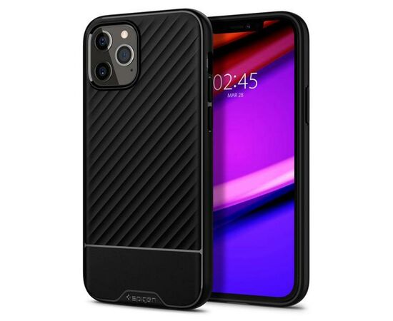 Чехол для моб. телефона Spigen iPhone 12 / 12 Pro Core Armor, Matte Black (ACS01515), изображение 4