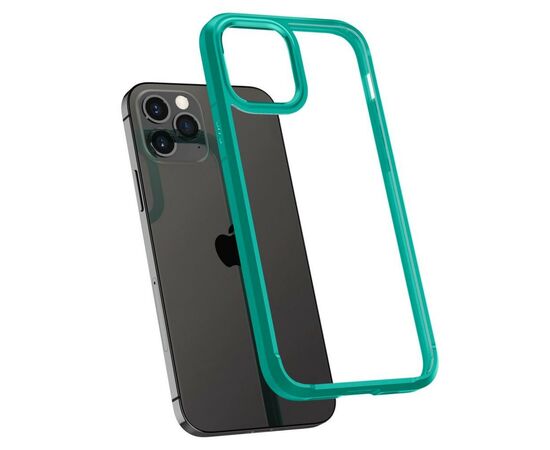 Чехол для моб. телефона Spigen iPhone 12 / 12 Pro Crystal Hybrid, Mint (ACS01522), изображение 2 Чехол для моб. телефона Spigen iPhone 12 / 12 Pro Crystal Hybrid, Mint (ACS01522), изображение 2