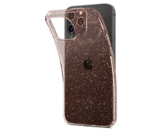 Чехол для моб. телефона Spigen iPhone 12 / 12 Pro Liquid Crystal Glitter, Rose Quartz (ACS01699), изображение 2 Чехол для моб. телефона Spigen iPhone 12 / 12 Pro Liquid Crystal Glitter, Rose Quartz (ACS01699), изображение 2