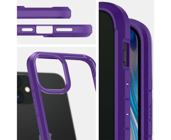 Чехол для моб. телефона Spigen iPhone 12 mini Crystal Hybrid, Hydrangea Purple (ACS01544), изображение 5 Чехол для моб. телефона Spigen iPhone 12 mini Crystal Hybrid, Hydrangea Purple (ACS01544), изображение 5