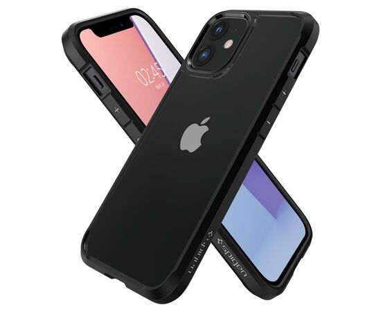 Чехол для моб. телефона Spigen iPhone 12 mini Crystal Hybrid, Matte Black (ACS01543), изображение 5