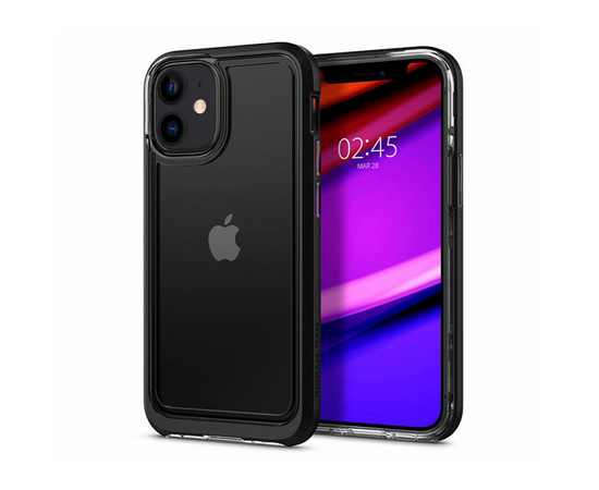 Чехол для моб. телефона Spigen iPhone 12 mini Neo Hybrid, Crystal Black (ACS01749), изображение 4 Чехол для моб. телефона Spigen iPhone 12 mini Neo Hybrid, Crystal Black (ACS01749), изображение 4