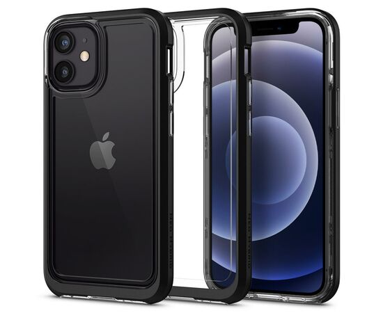 Чехол для моб. телефона Spigen iPhone 12 mini Neo Hybrid, Crystal Black (ACS01749), изображение 5 Чехол для моб. телефона Spigen iPhone 12 mini Neo Hybrid, Crystal Black (ACS01749), изображение 5