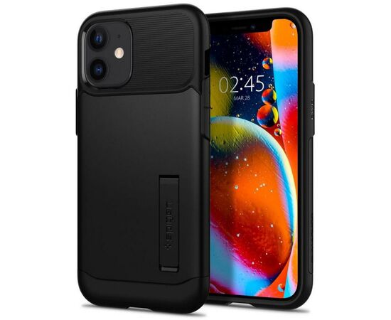 Чехол для моб. телефона Spigen iPhone 12 mini Slim Armor, Black (ACS01545), изображение 8