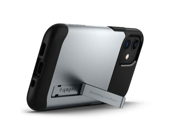 Чехол для моб. телефона Spigen iPhone 12 mini Slim Armor, Satin Silve (ACS01548), изображение 4