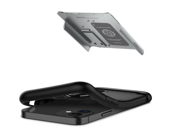 Чехол для моб. телефона Spigen iPhone 12 mini Slim Armor, Satin Silve (ACS01548), изображение 5
