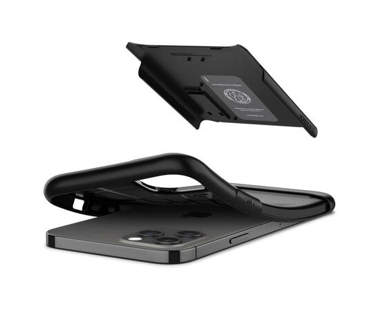 Чехол для моб. телефона Spigen iPhone 12 Pro Max Slim Armor, Gunmetal (ACS01480), изображение 4