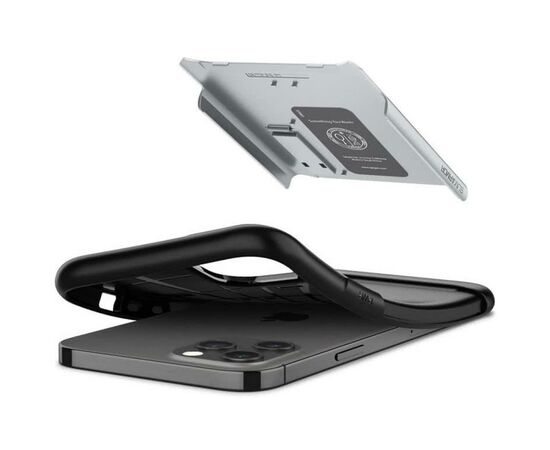 Чехол для моб. телефона Spigen iPhone 12 Pro Max Slim Armor, Satin Silver (ACS01482), изображение 5