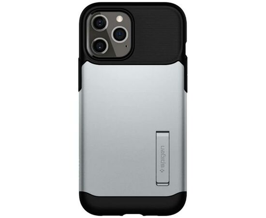 Чехол для моб. телефона Spigen iPhone 12 Pro Max Slim Armor, Satin Silver (ACS01482)