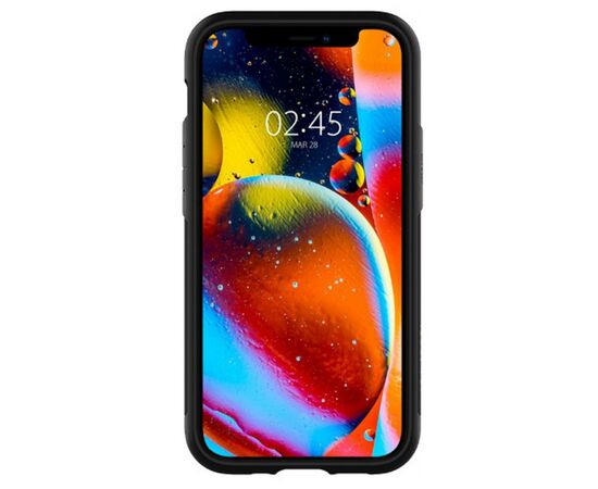 Чехол для моб. телефона Spigen iPhone 12 / 12 Pro Slim Armor, Black (ACS01523), изображение 2